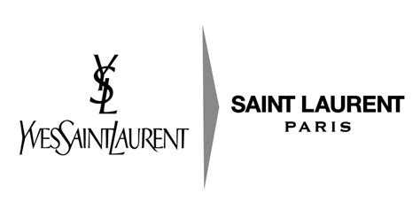 ysl logo change